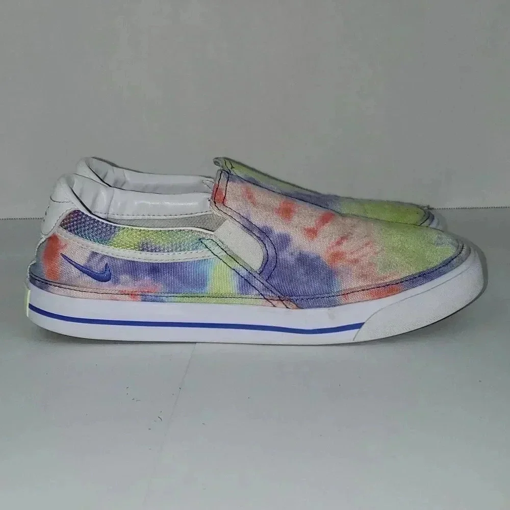 Nike Court Legacy Tie Dye Slip On Shoes Women's Size 8.5